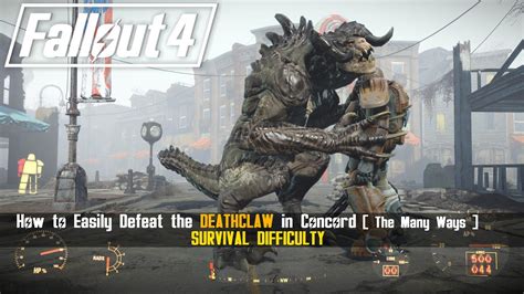 how to beat deathclaw fallout 4 museum|Tips for the Concord Deathclaw : r/fo4 .